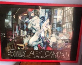 Poster signed by Shirley Alley Campbell