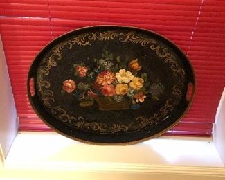 Large tole tray