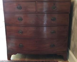 Beautiful Federal 5 Drawer Chest