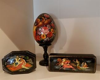 Russian boxes and egg
