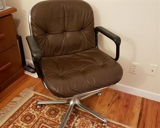 Like new two leather office chairs