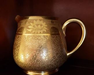 Osborne 22k porcelain pitcher