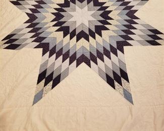 Handmade star quilt