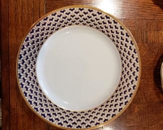 Tiffany & Co. Manhattan Blue china plates