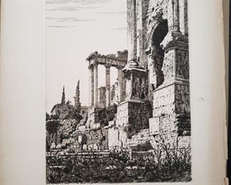 Etching, signed lower right