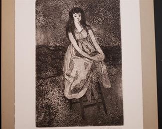 Lily Harmon signed & number lithograph