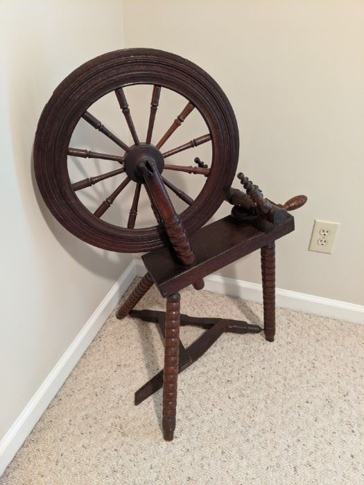 Antique Flax Wheel