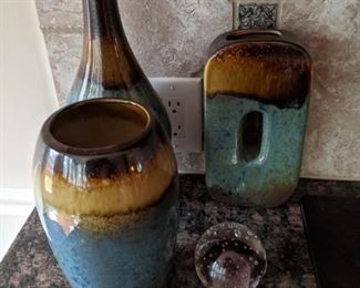 Pottery Vases/Paperweight