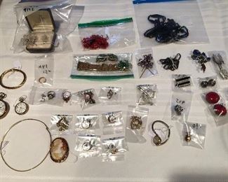 Just a sampling of all the jewelry Gold Rings...so much more