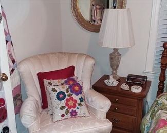Queen Anne Style Channel Back Chair