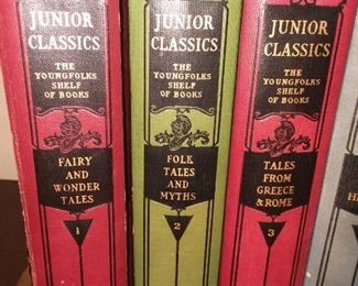 Vintage set of Junior Classics 1-10 Published by Collier