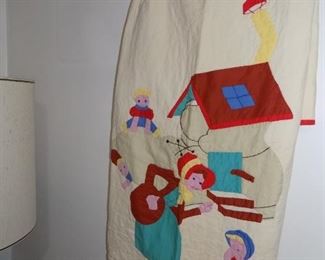 Hand stitched Childrens blanket