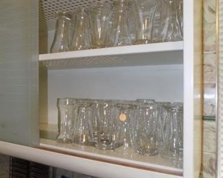 Large set of old Bar glasses