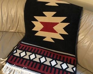 Scandavian flatweave rug.