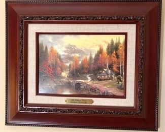 Thomas Kinkade print.