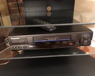 Panasonic VHS player.