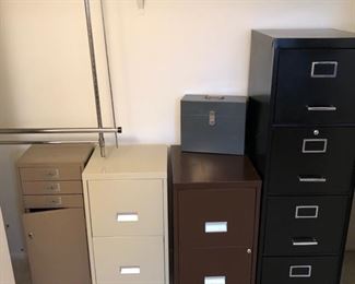 File cabinets.