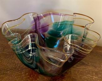 Glass Art Bowl