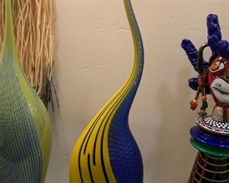 "Songo II"  Celatto -Afro  West Palm Beach one of Leno Tagliapietra students  "The Master of Glass"