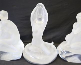Acrylic Sculptures of Nude Beauties