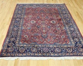 Antique And Finely Hand Woven Roomsize Carpet