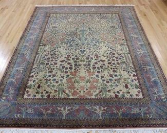 Antique And Finely Hand Woven Tree Of Life Carpet
