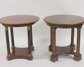 Antique Bronze Mounted Empire Style Tables