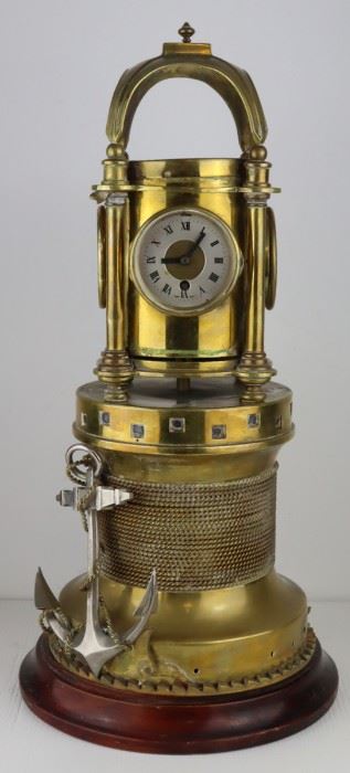 French th C The Bollard Industrial Clock