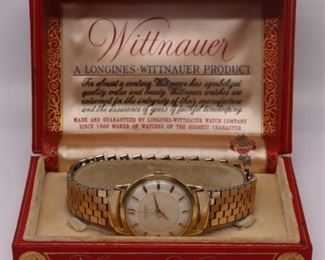 JEWELRY Mens Vintage Wittnauer kt Gold Watch