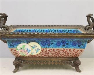 Meillardace Signed French Enamel Decorated