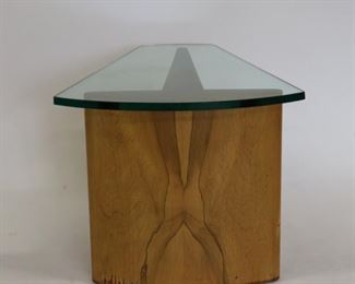 Midcentury Rosewood And Glass Top Table