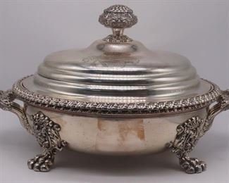 SILVER English SCYounge Co Covered Tureen