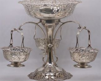 SILVER Mappin Webb English Silver Epergne