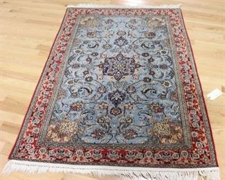 Vintage And Finely Hand Woven Area Carpet