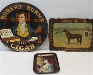 Vintage Cigar Signs Trays To Inc