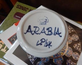 ARABIA...Anemone blue Finland china