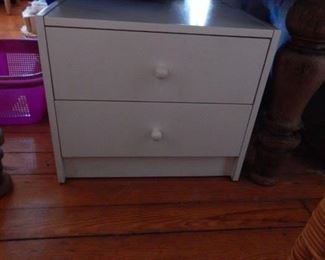 Two drawer cabinet.