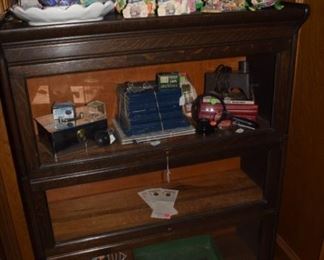 lawyer's cabinet and coin collecting equipment
