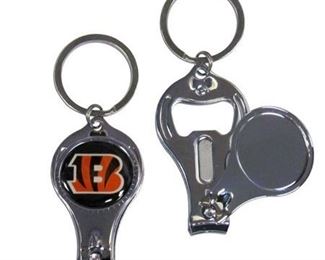 Cincinnati Bengals Official NFL 3 in 1 Key Chain by Siskiyou 113239