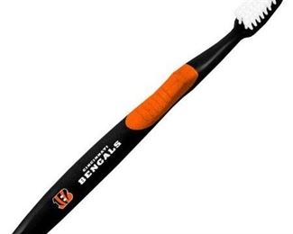 2-Cincinnati Bengals Official NFL Toothbrush by Siskiyou 280047
