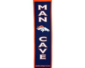 NFL Denver Broncos Man Cave Banner