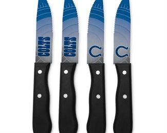 Indianapolis Colts Woodrow 4-Piece Stainless Steel Steak Knife Set