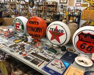 Books, memorabilia, hood ornaments, signage . . .