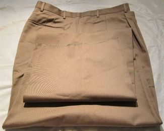 Men's Dress Pant Big And Tall  125  pc size 44-50 open hem 65 Poly 35 Cotton 4 Pocket
