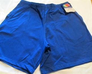 Men's Sweat Shorts Fruit of the loom  Royal Blue Color 2 pocket 50/50 