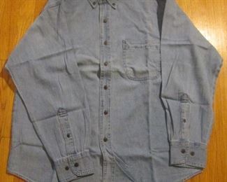 Blue Issue denim shirt    Blue Issue Mens Denim Shirt  3 diff Shade long Sleeve Pocket 100 % Cotton 