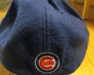 $5 Chicago Cubs Hat  Chicago Cubs Wool Fitted Cap Size 7-7 1/8 Light Navy MLB Genuine Merchandise