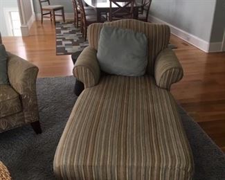 Chaise lounge - perfect for napping or watching the game