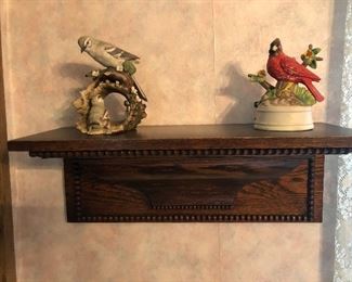 Victorian clock shelf