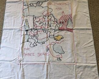 Vintage baby sheet